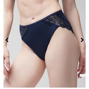 Soma Plaid Lace Undies Set ~ X-Large NWT